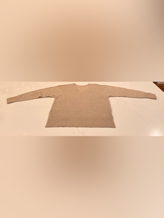 Frame Le Cashmere Sweater | Small | Oatmeal Heather - Picture 5 of 10